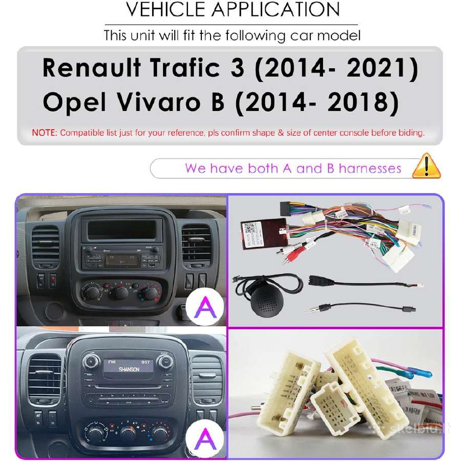 Renault Trafic ir Opel Vivaro android multimedija - nuotraukos Nr. 9