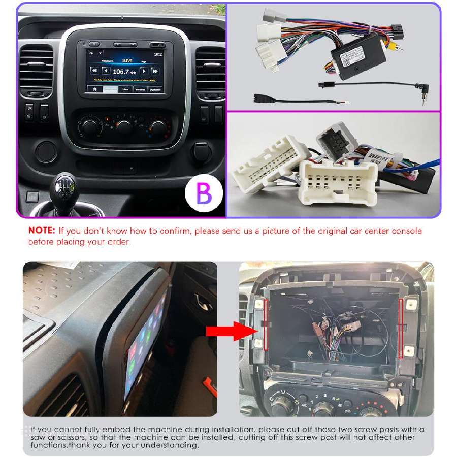 Renault Trafic ir Opel Vivaro android multimedija - nuotraukos Nr. 10
