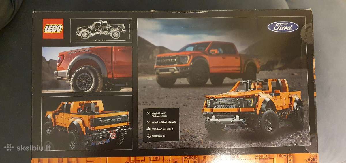 Lego Ford Raptor F-150, Bugatti Chiron - nuotraukos Nr. 2