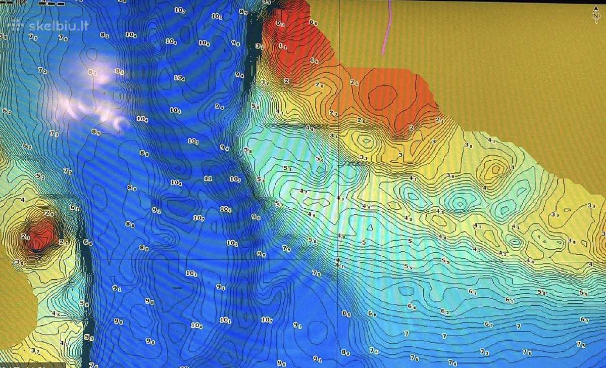 Lowrance batimetrija/žemėlapiai