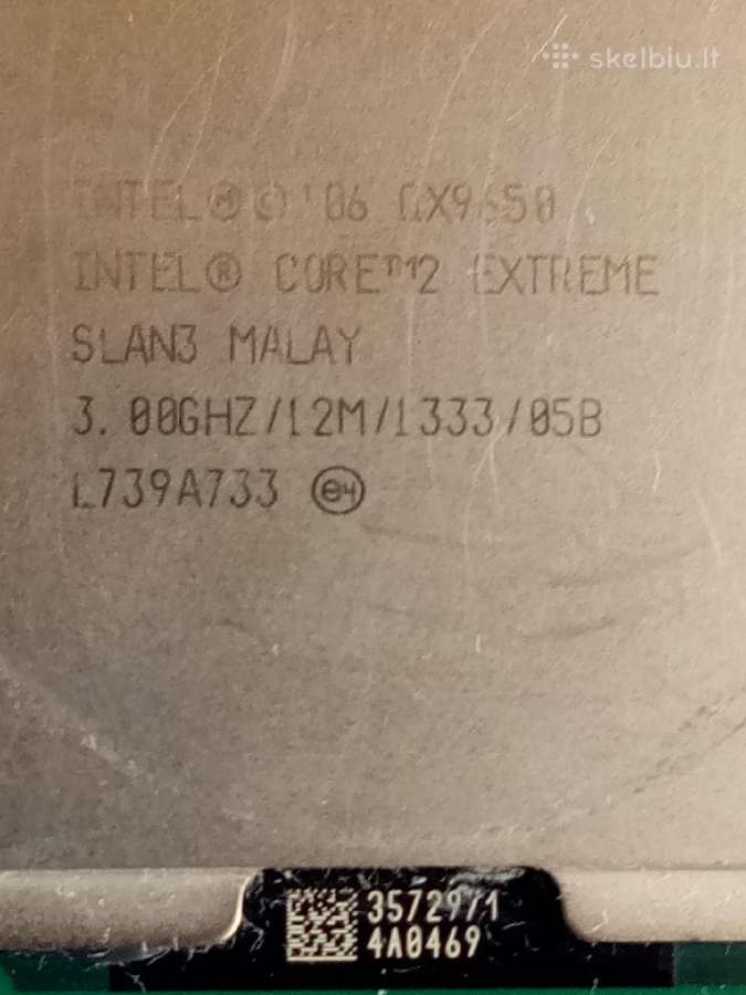 Ieskau s775 extreme qx serijos Cpu