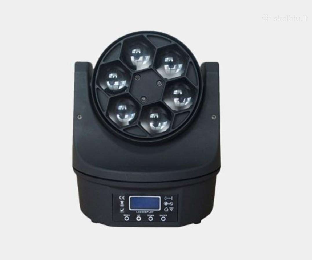 Mini 6x15w Rgbw Bee Eye Judanti Galva