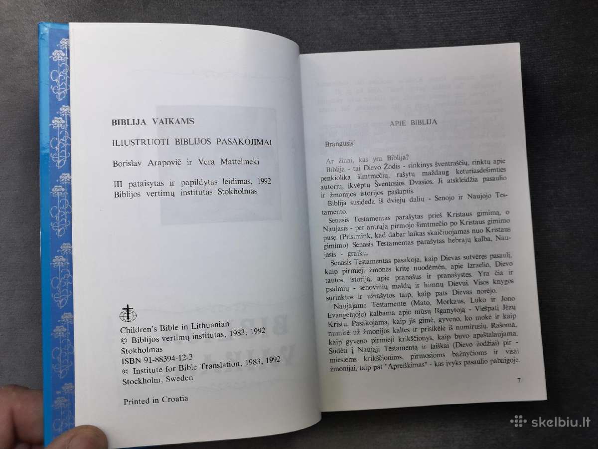 "Biblija vaikams" 1992 metai - nuotraukos Nr. 4