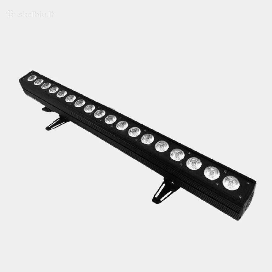 LED Bar 18x18w Rgbwauv 6in1 Juostinis Prožektorius
