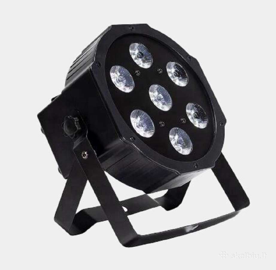 LED Par 7x18w prožektorius 6in1 With Remote