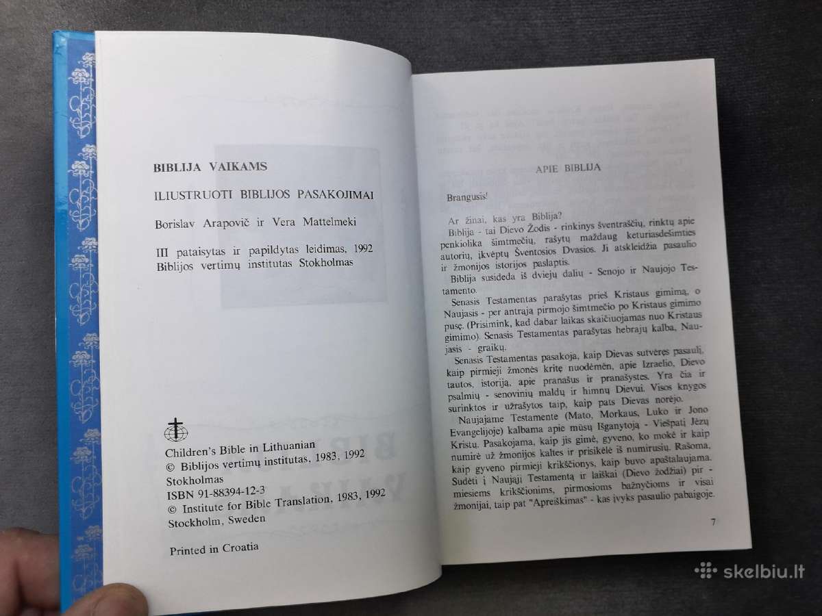 "Biblija vaikams" 1992 metai - nuotraukos Nr. 4