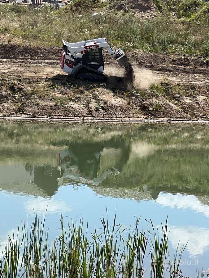 Vikšrinis Bobcat T-76 nuoma su operatoriumi 24/7 - nuotraukos Nr. 7
