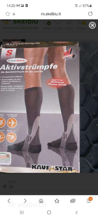 Kojinės kraujotakai gerinti
