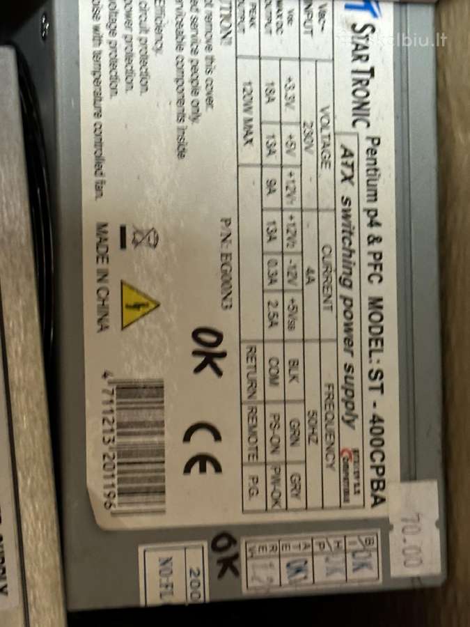 Maitinimo blokai 200-500w - nuotraukos Nr. 6
