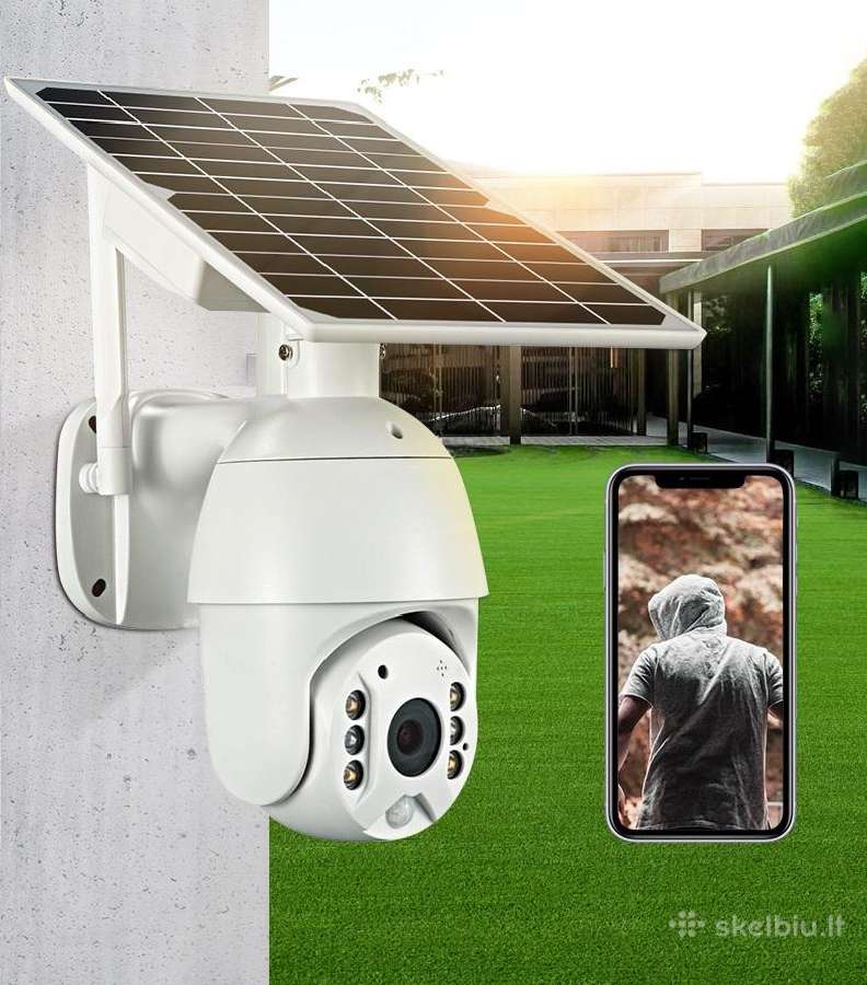 Lauko kamera su Sim kortele 4G, saulės baterija - nuotraukos Nr. 2