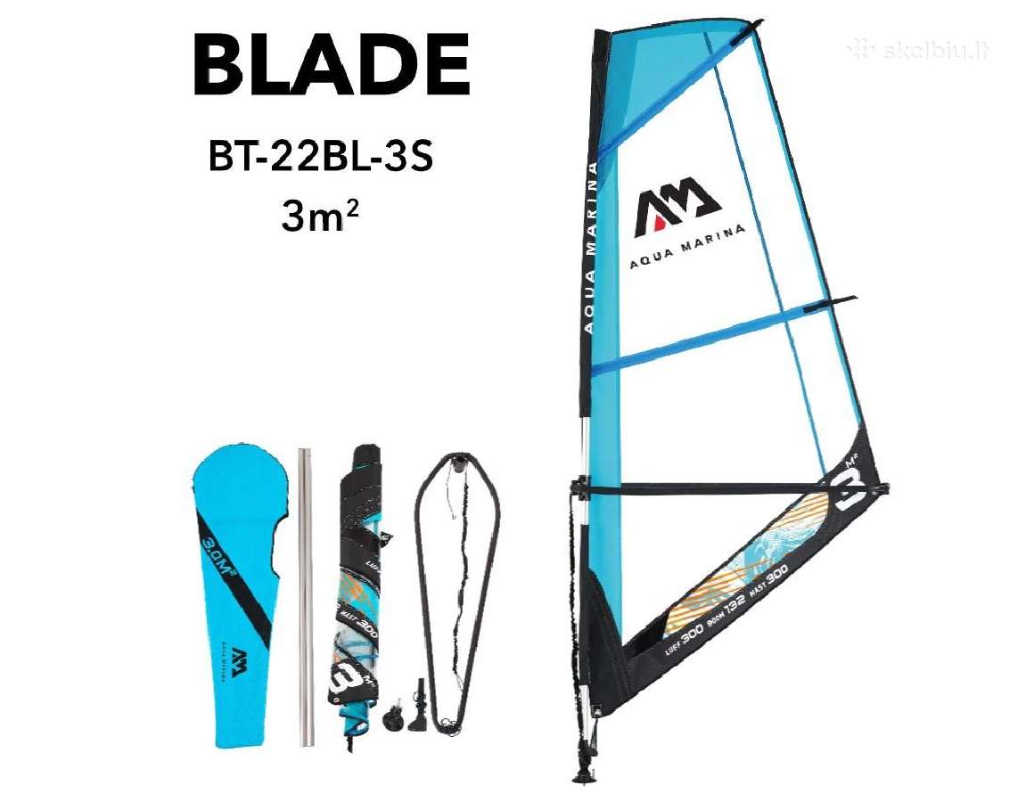Burės Aqua Marina Blade 3.0 m² irklentei Bt-22bl-3