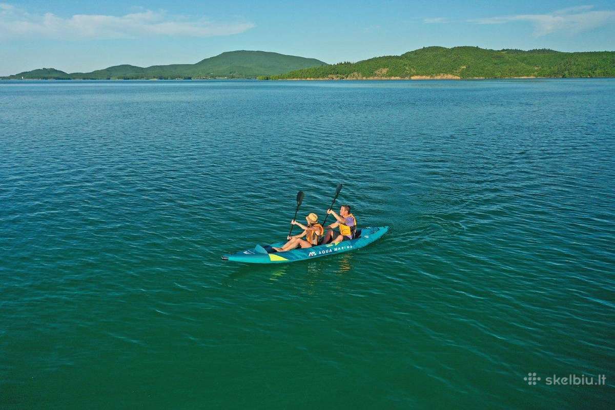 Dvivietis pripučiamas kajakas su irklu Aqua Marina - nuotraukos Nr. 4