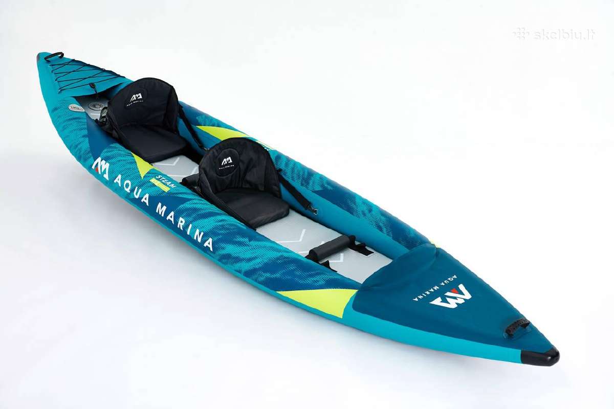 Dvivietis pripučiamas kajakas su irklu Aqua Marina - nuotraukos Nr. 20