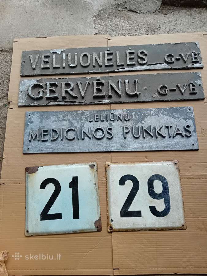 Tarybiniu laiku informacines lenteles ir numeriai - nuotraukos Nr. 7