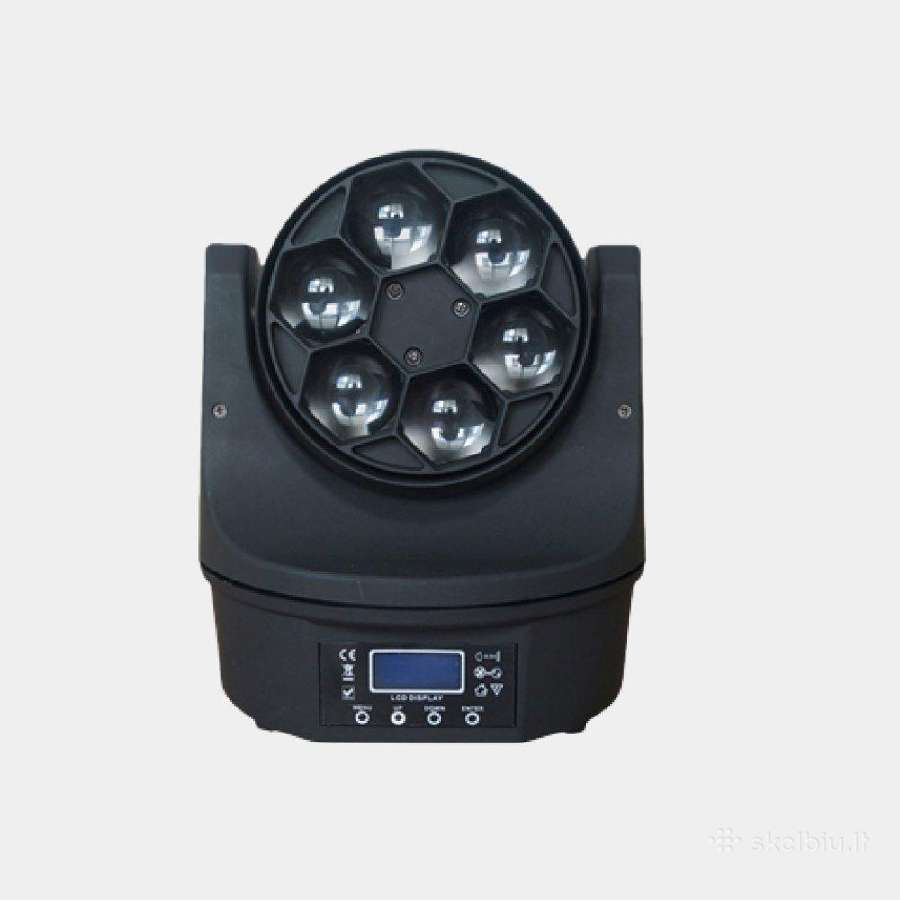 Mini 6x15w Rgbw Bee Eye Judančios Galvos - nuotraukos Nr. 3