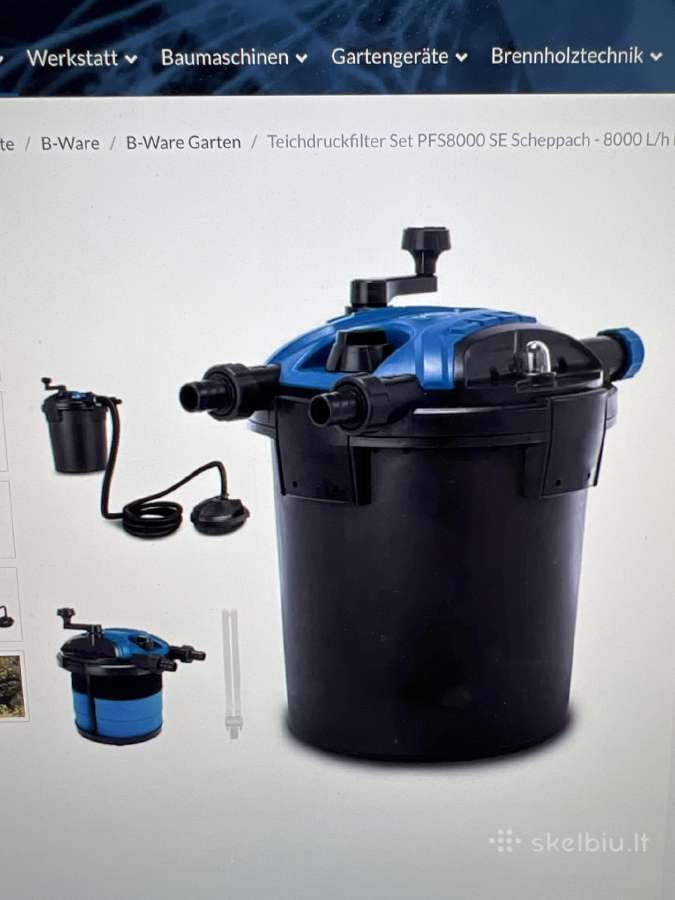 Tvenkinio filtras Pfs 8000 Se + uv