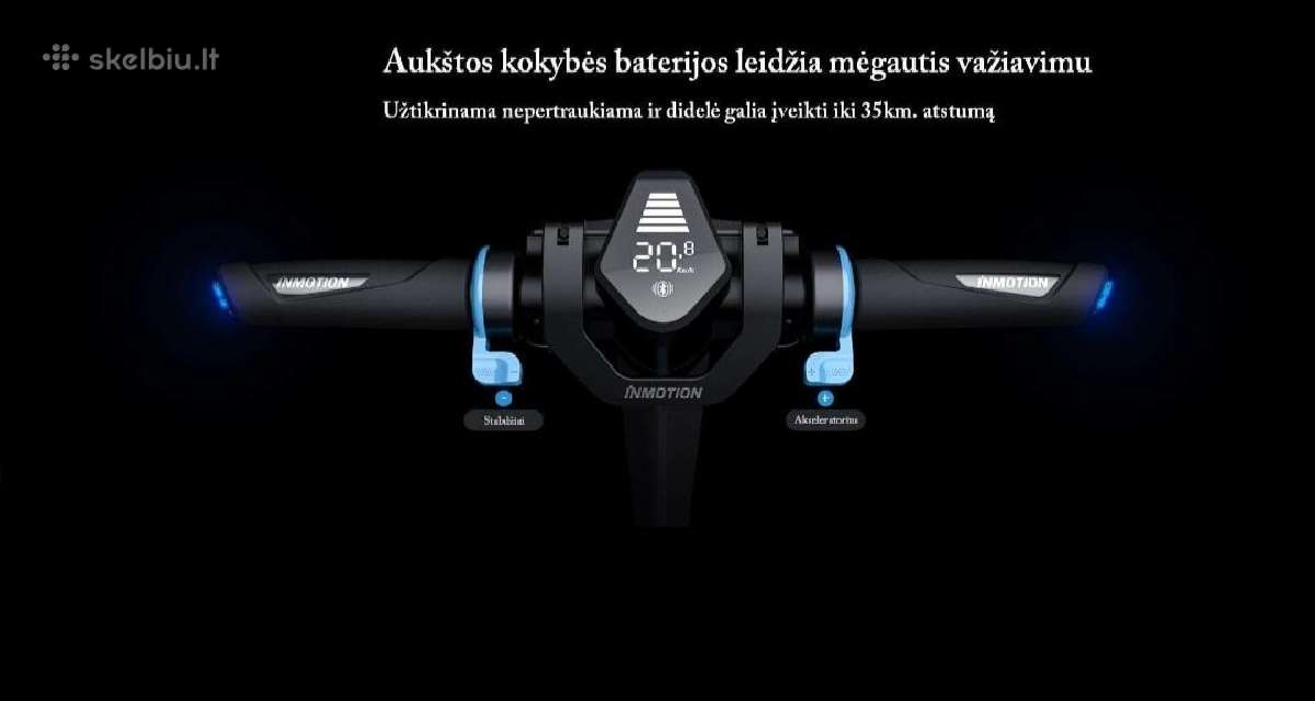 Elektrinis paspirtukas Inmotion L8f - nuotraukos Nr. 2