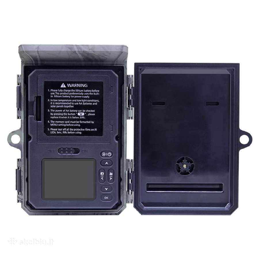 Medžioklinė lauko kamera Hc600pro 4G saulės bateri - nuotraukos Nr. 4