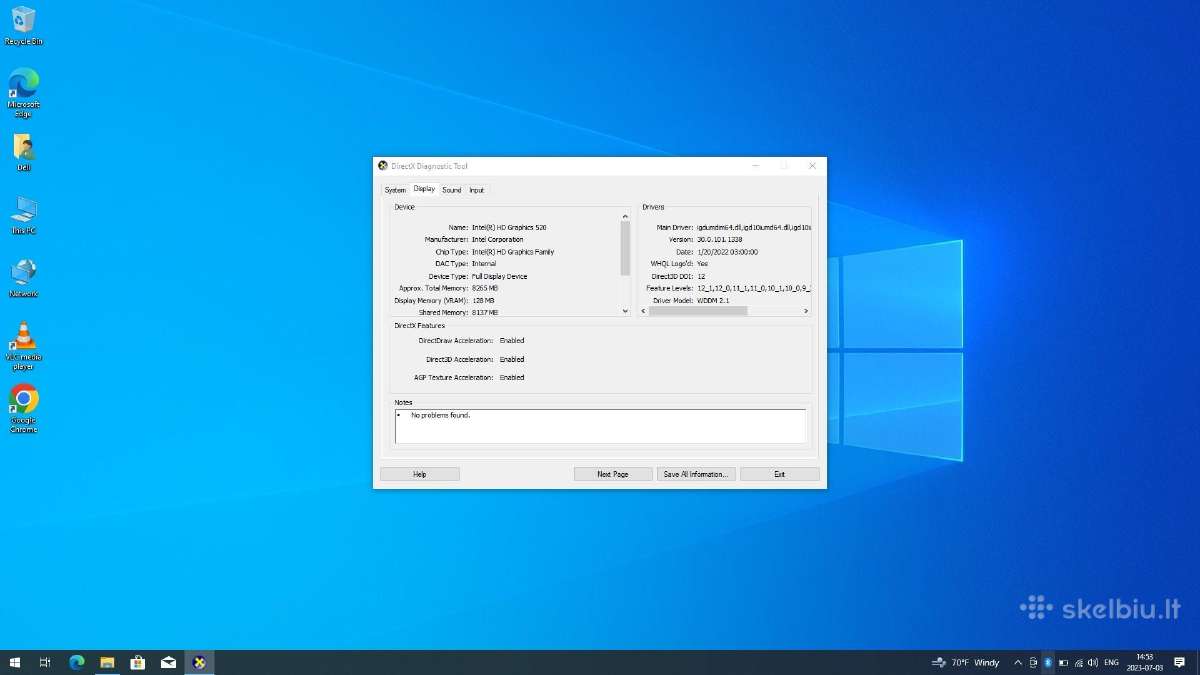 Dell Latitude E7470 i7 16gb 256gb SSD - nuotraukos Nr. 9