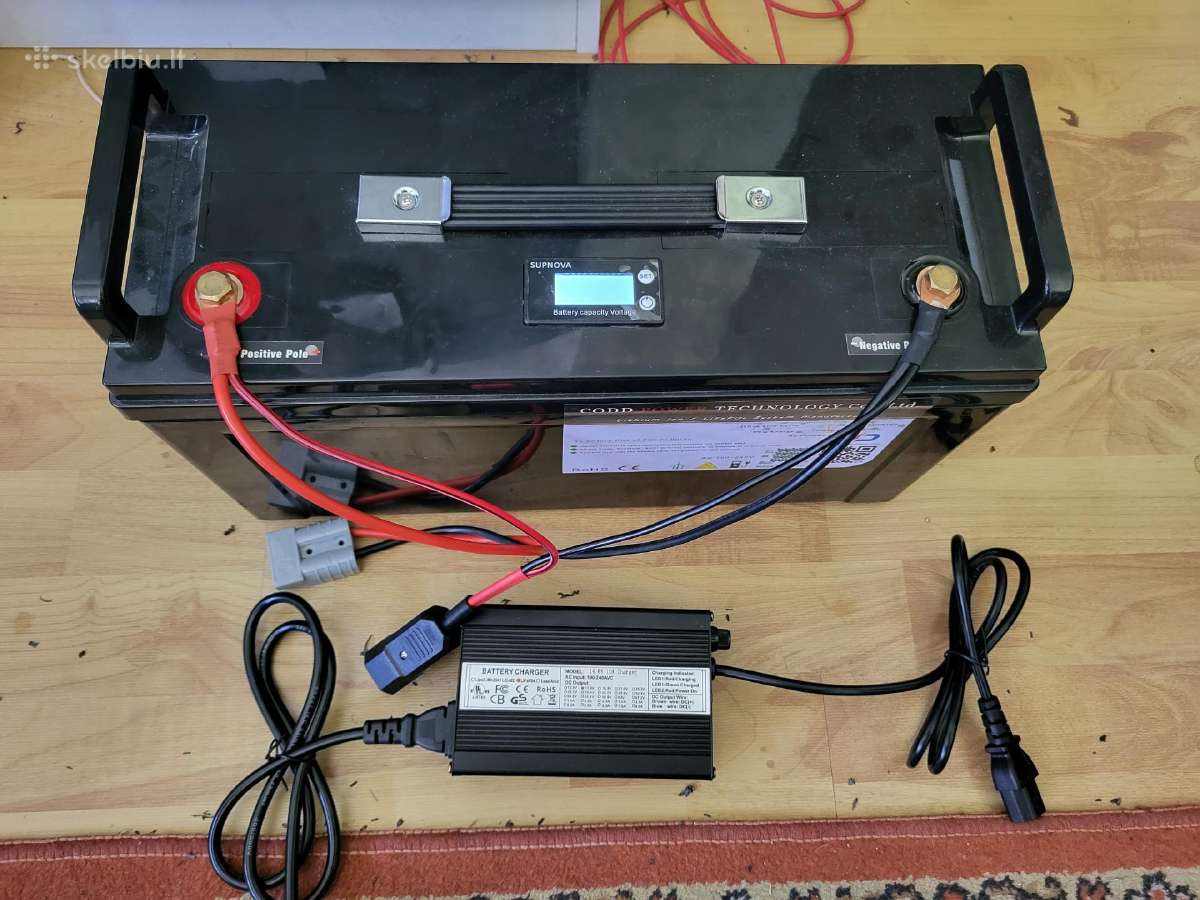 12,8v 100ah lifepo4 akumuliatorius - nuotraukos Nr. 2