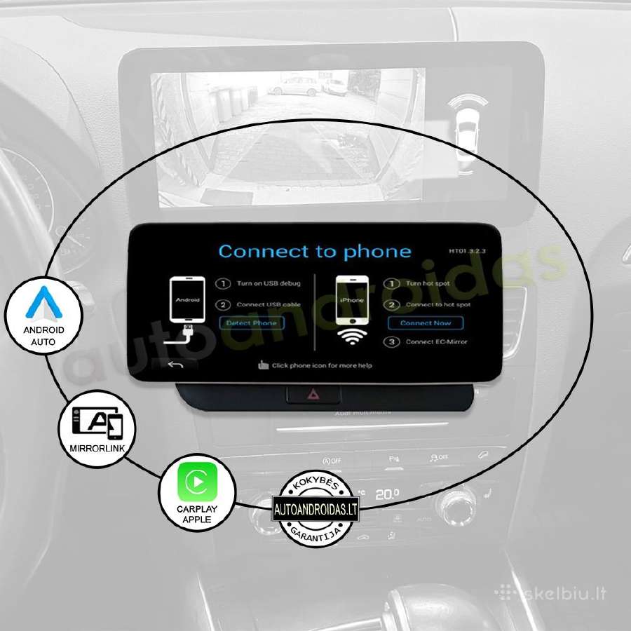 Audi Q5 2009-16 Android multimedia GPS/WiFi/bt/usb - nuotraukos Nr. 8