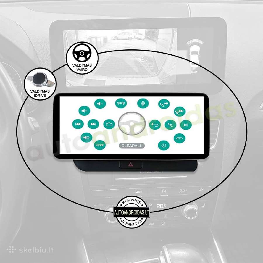 Audi Q5 2009-16 Android multimedia GPS/WiFi/bt/usb - nuotraukos Nr. 10