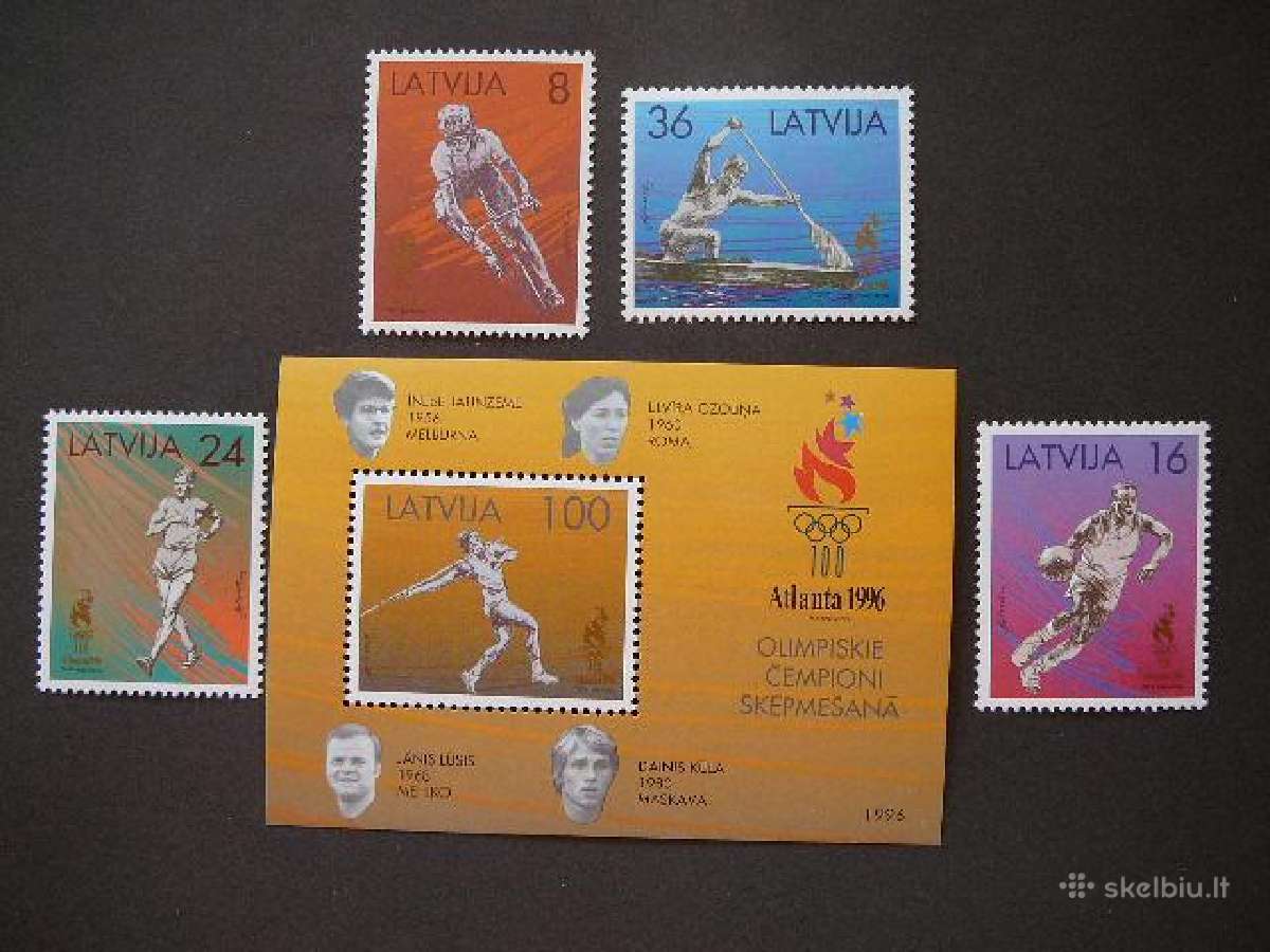 Latvija 1996 Olimpines vasaros Mnh llt427/1
