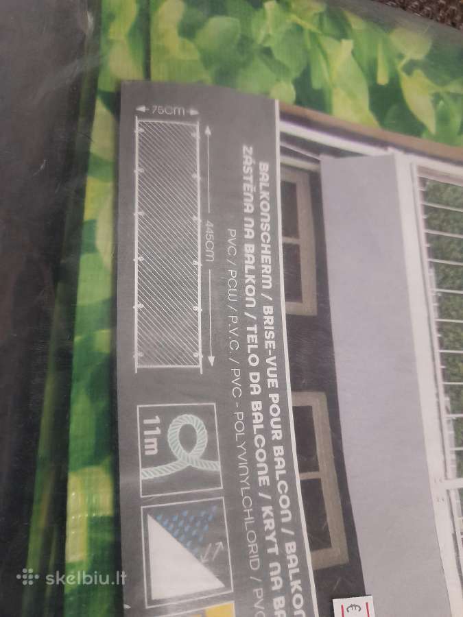Balkono ir sodo privatumo uždangalas - žaluma. - nuotraukos Nr. 2