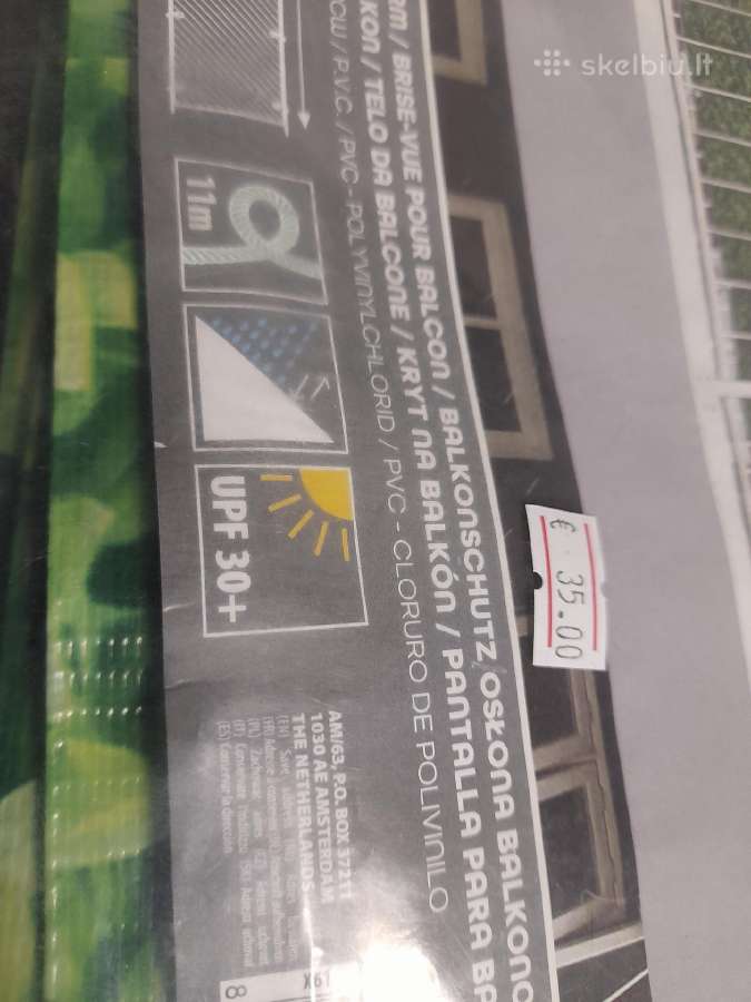 Balkono ir sodo privatumo uždangalas - žaluma. - nuotraukos Nr. 3