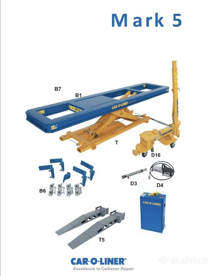 Naudotas kėbulų geometrijos stendas Caroliner Skelbiu.lt