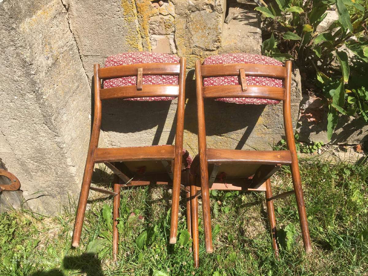 Mid-century Senoviška kėdė liko 1 vnt. - nuotraukos Nr. 12