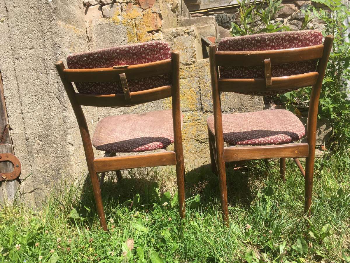 Mid-century Senoviška kėdė liko 1 vnt. - nuotraukos Nr. 13