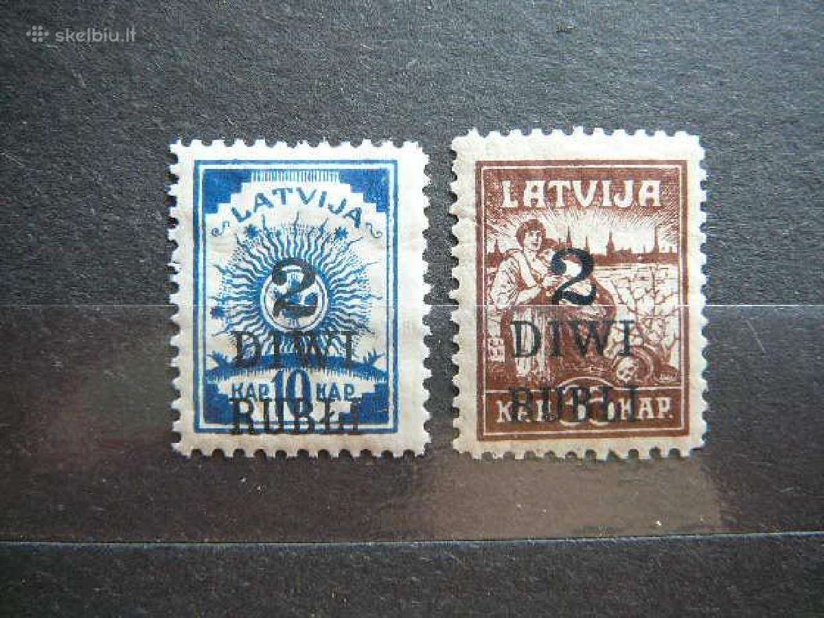 Latvija 1920 Standartai Mlh ltt58/9s