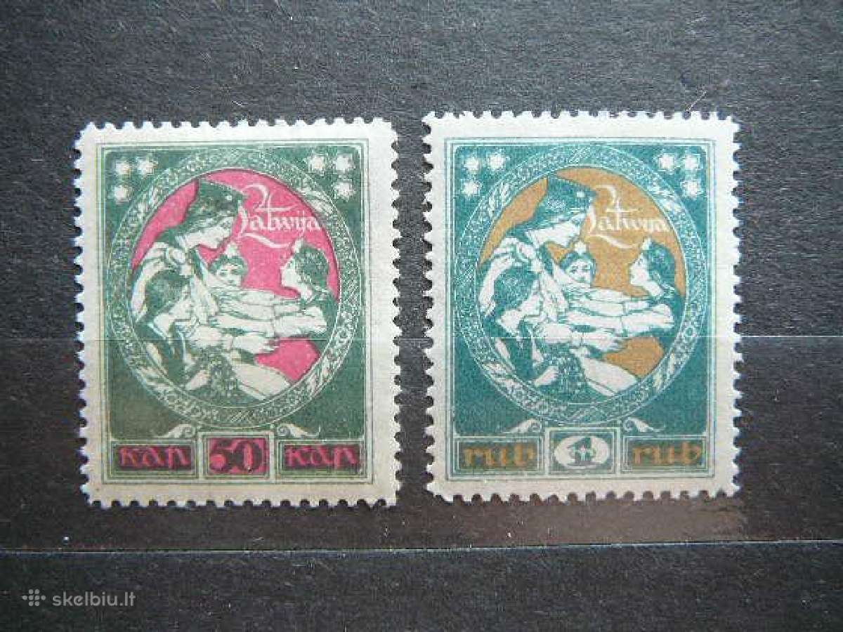 Latvija 1920 Motina su vaikais Mlh ltt40/1sp