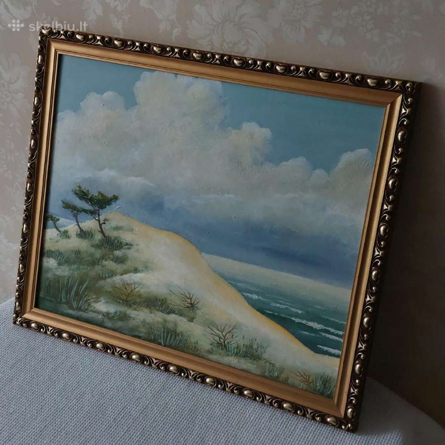 Lietuviškas paveikslas " Baltijos pajūrio kopos " - nuotraukos Nr. 3