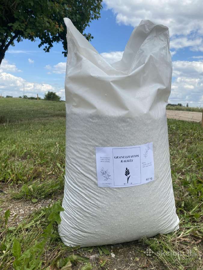 Granuliuotos Kalkės 40 kg p arba Didmaišiai 600kg