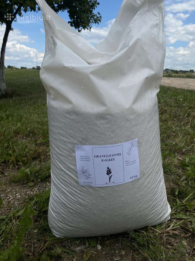 Granuliuotos Kalkės 40 kg p arba Didmaišiai 600kg - nuotraukos Nr. 3