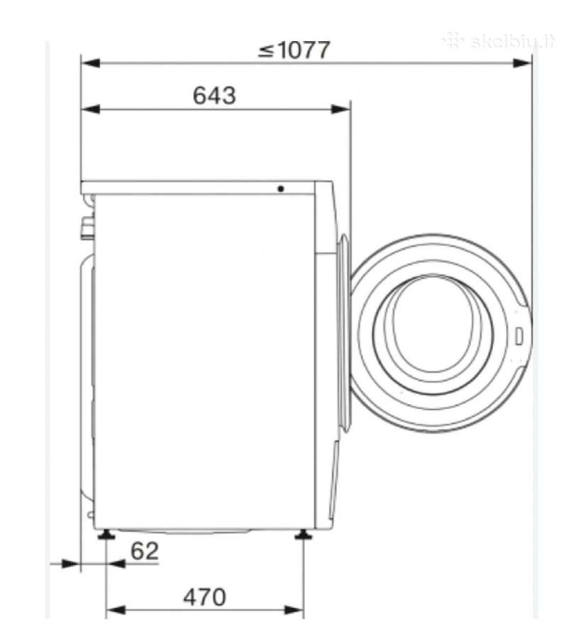 Miele W1 Twindos & Wificonn@ct 8kg A+++ - nuotraukos Nr. 25