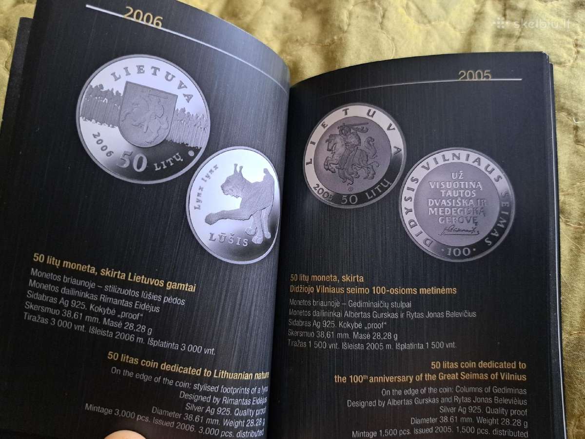 Lietuviškos kolekcinės monetos 1993-2013 - nuotraukos Nr. 8