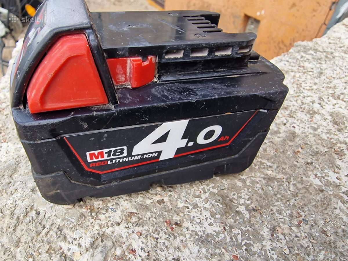 Baterija Millwaukeeredlithium-ion - nuotraukos Nr. 5