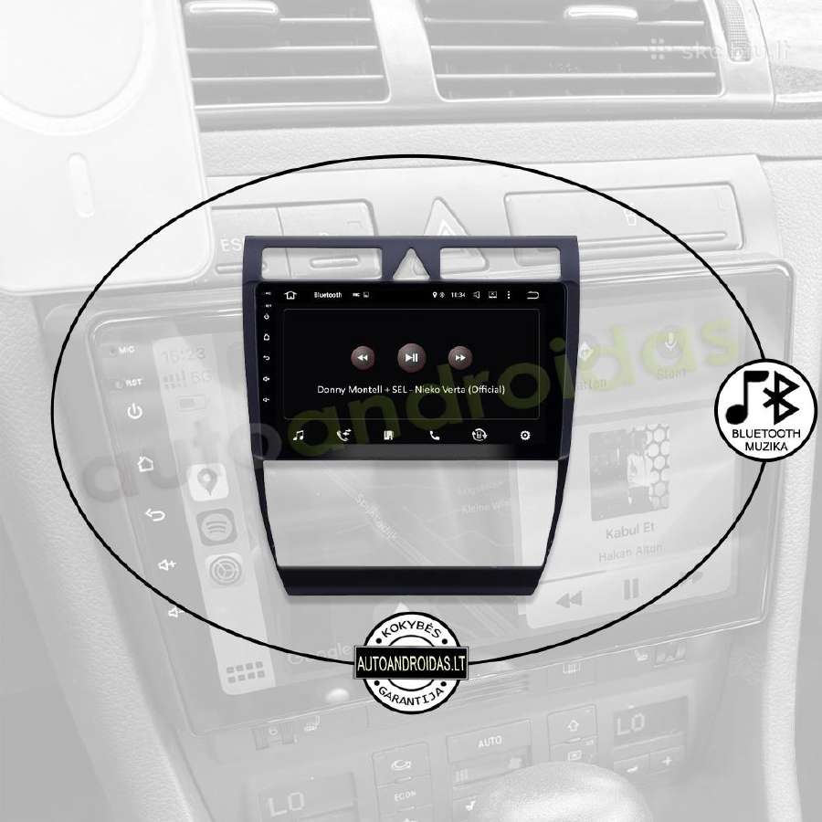 Audi A6 1997-07 Android multimedia Usb/GPS/WiFi - nuotraukos Nr. 6