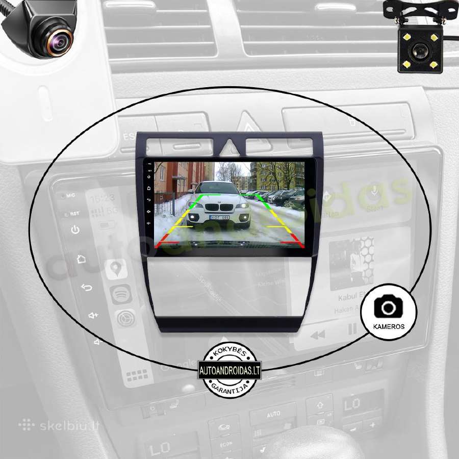 Audi A6 1997-07 Android multimedia Usb/GPS/WiFi - nuotraukos Nr. 7