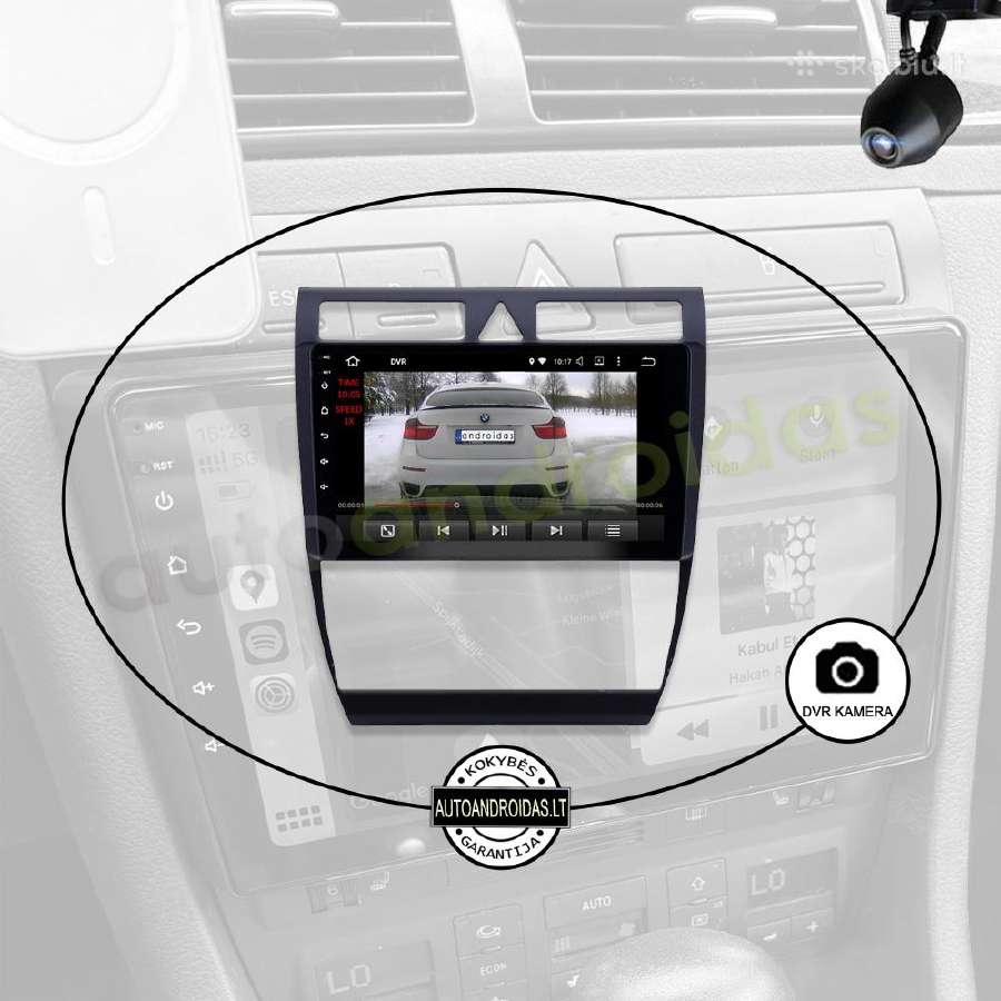 Audi A6 1997-07 Android multimedia Usb/GPS/WiFi - nuotraukos Nr. 8