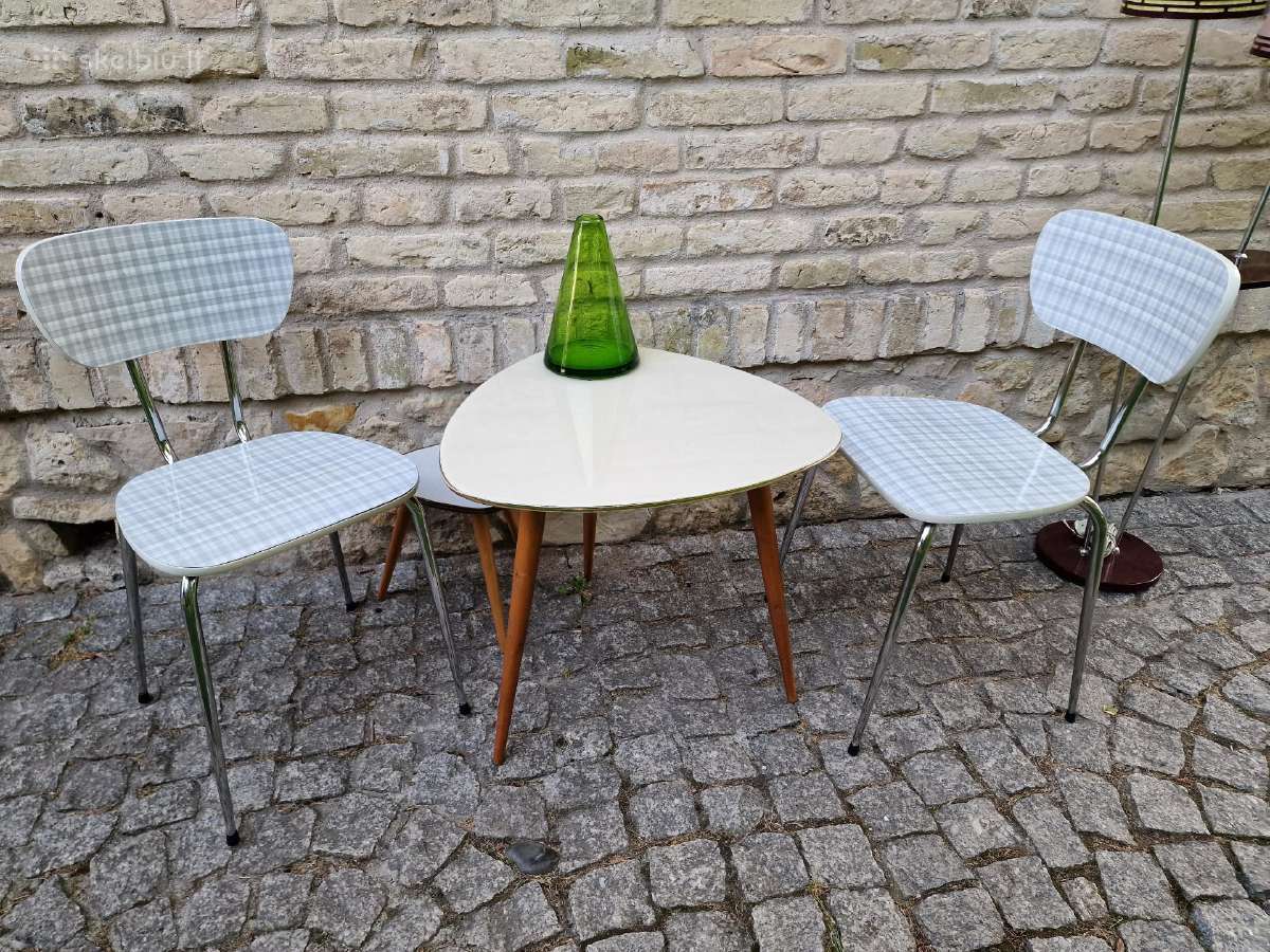 Vintainės mid century Bauhaus st.formica kėdės - nuotraukos Nr. 5