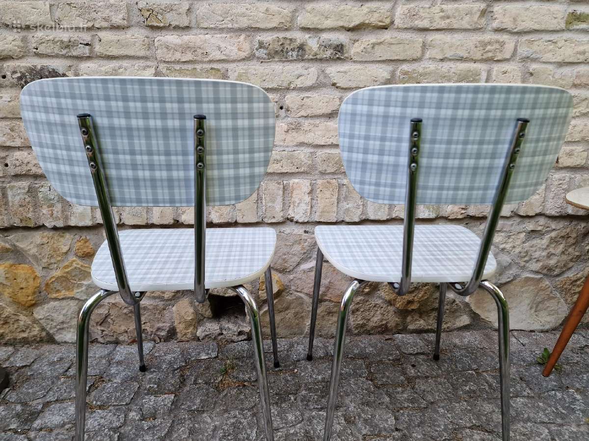 Vintainės mid century Bauhaus st.formica kėdės - nuotraukos Nr. 10