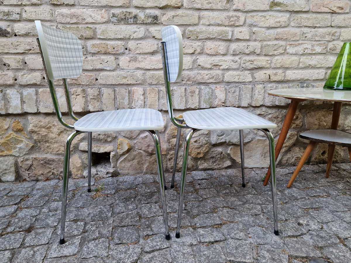 Vintainės mid century Bauhaus st.formica kėdės - nuotraukos Nr. 11