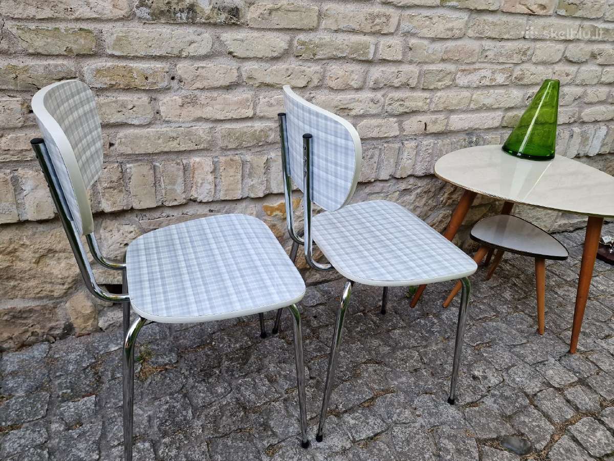 Vintainės mid century Bauhaus st.formica kėdės - nuotraukos Nr. 12
