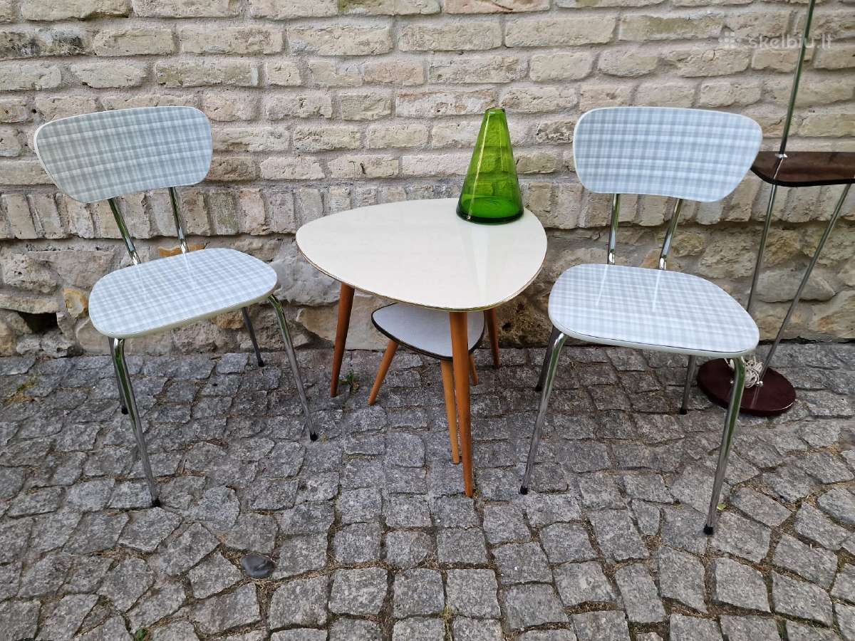 Vintainės mid century Bauhaus st.formica kėdės - nuotraukos Nr. 23