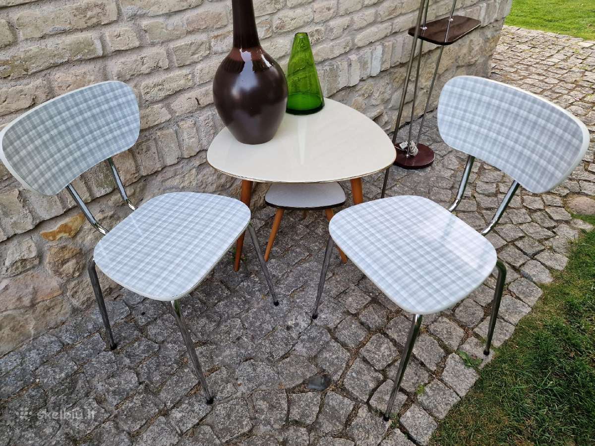 Vintainės mid century Bauhaus st.formica kėdės - nuotraukos Nr. 36