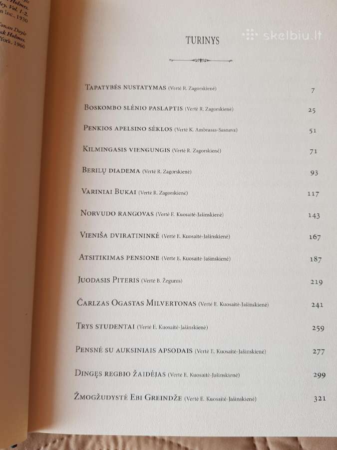 Knyga - Šerloko Holmso istorijos - nuotraukos Nr. 3